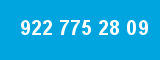 922 775 28 09